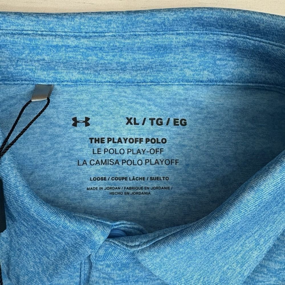 Under Armour The Playoff Polo Shirt Mens XL NEW NWT - Picture 3 of 7